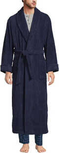 Men's Full Length Turkish Cotton Terry Bathrobe